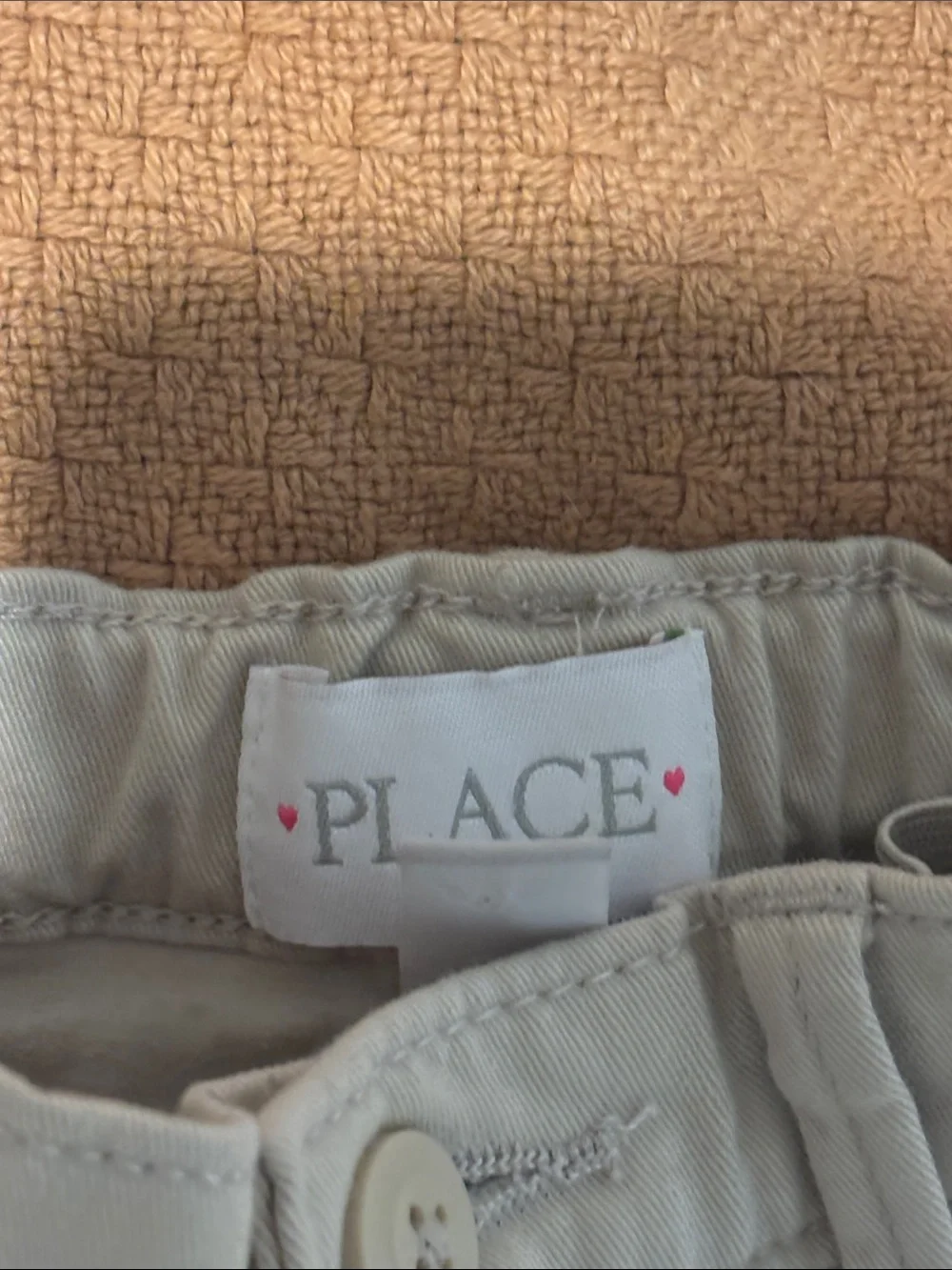 Kids Neutral Uniform Khaki Shorts